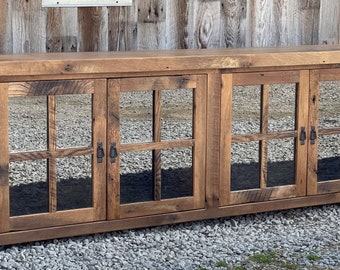 Reclaimed Barnwood Console