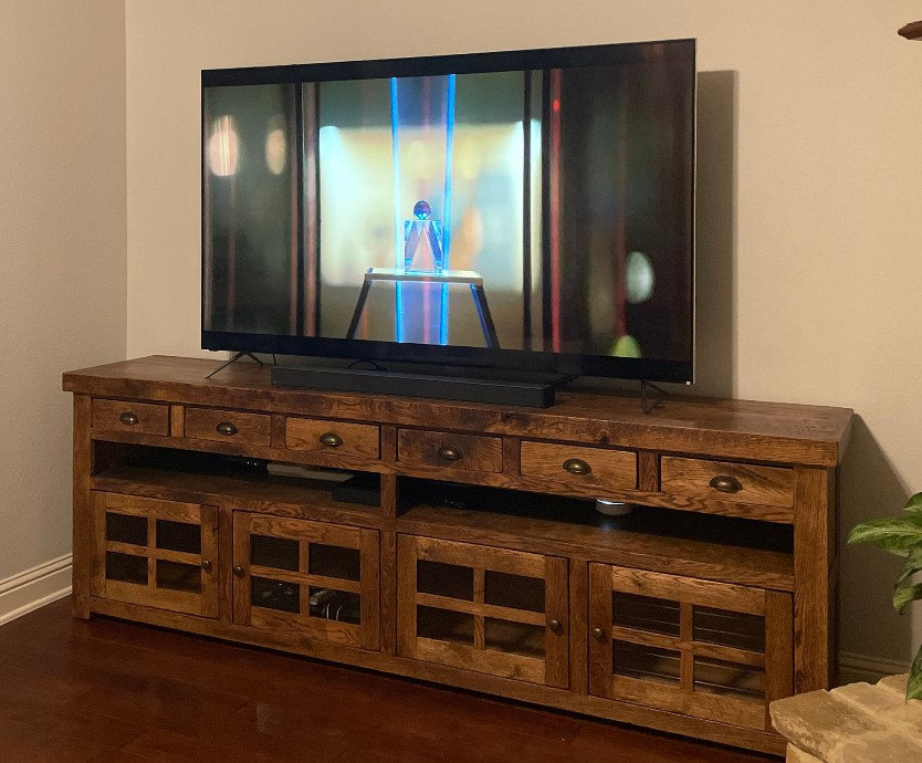 Solid Oak Console Table: 96