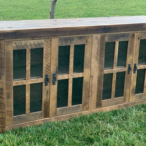 Reclaimed Barnwood Console