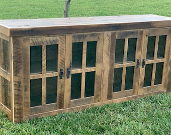 Reclaimed Barnwood Console