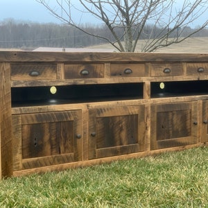Reclaimed Barnwood Console