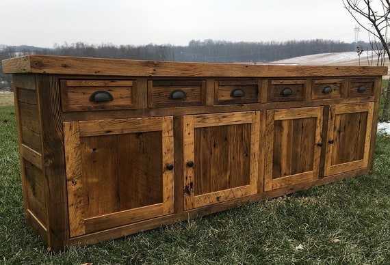 Barnwood on sale buffet cabinet