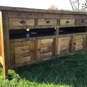 Reclaimed Chestnut Console
