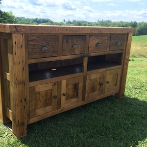 Reclaimed Chestnut Console