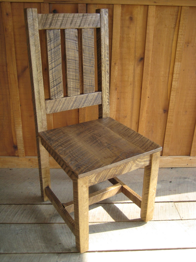 Aged Oak Chairs image 2