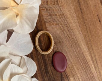 Basic Oval Polymer clay cutter STL | Earring cutter | Clay jewelry tool | Digital download | Stud Mini dangle 15/25mm