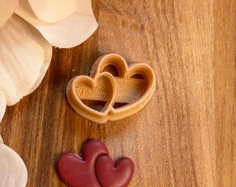 Heart Polymer Clay Cutter STL for Earrings | Valentine Imprint Jewelry Tool (Digital Download)