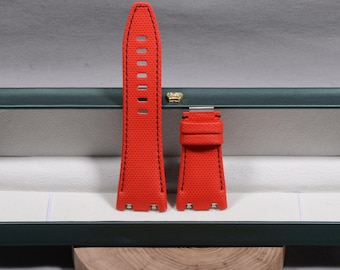 Correa de nailon de caucho FKM de liberación rápida para Audemars Piguet Royal Oak Offshore