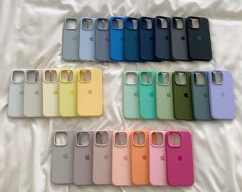 Minimalist Liquid Silicone Phone Case | Soft Protective Shockproof Cover | Slim Matte Phone Case | Stylish | <15-day delivery globally