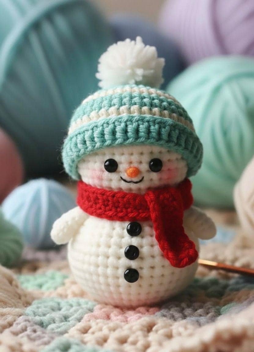 編みぐるみ雪だるま編み図 – 初心者向け（PDFパターン） - Etsy 日本