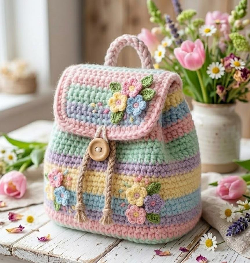 Crochet Backpack - Etsy display picture 1
