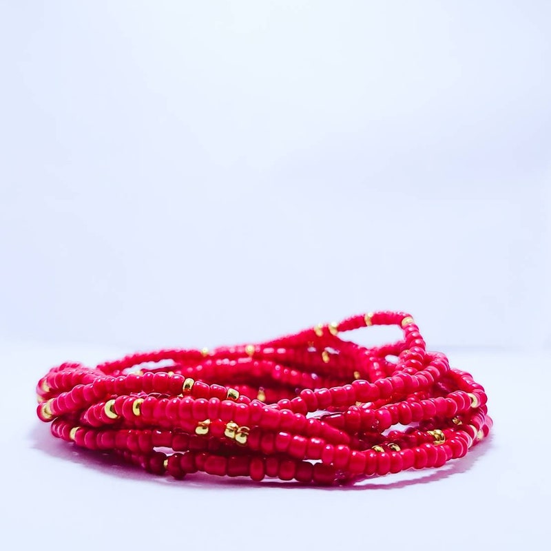 Red Beaded Bracelet Set Red Beads Bracelet Reds Bracelet Red