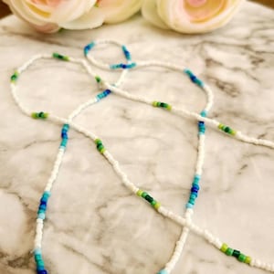 Handmade Seed Bead Choker: Multi Colored Vsco Necklace