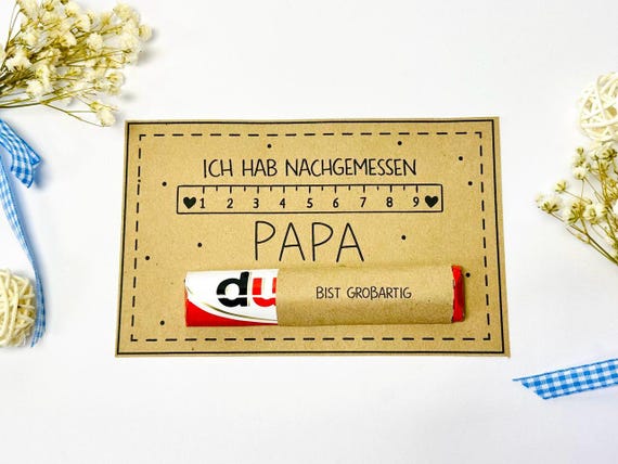 Vatertag Druckvorlage – Vatertagskarte zum Ausdrucken – Papa Geschenk Printable – Vatertagskarte PDF – Father’s Day Printable