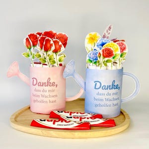 Duplo Banderole „Kita-Abschied“ Vorlage zum Ausdrucken, Abschiedsgeschenk Erzieherinnen, Danke dass du mir beim Wachsen geholfen hast, PDF