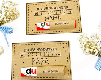 Muttertag Druckvorlage, Vatertag Druckvorlage – Mothers Day Gift Fathers Day Gift Printable, Geschenkidee zum Ausdrucken