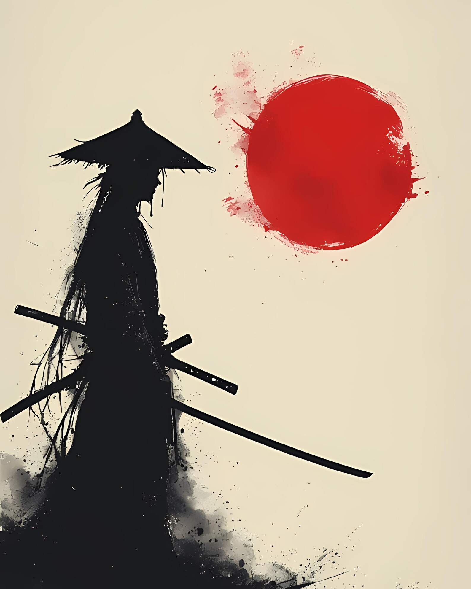 Bushido Samurai Poster Digital Download | Minimalist Samurai Wall Art ...