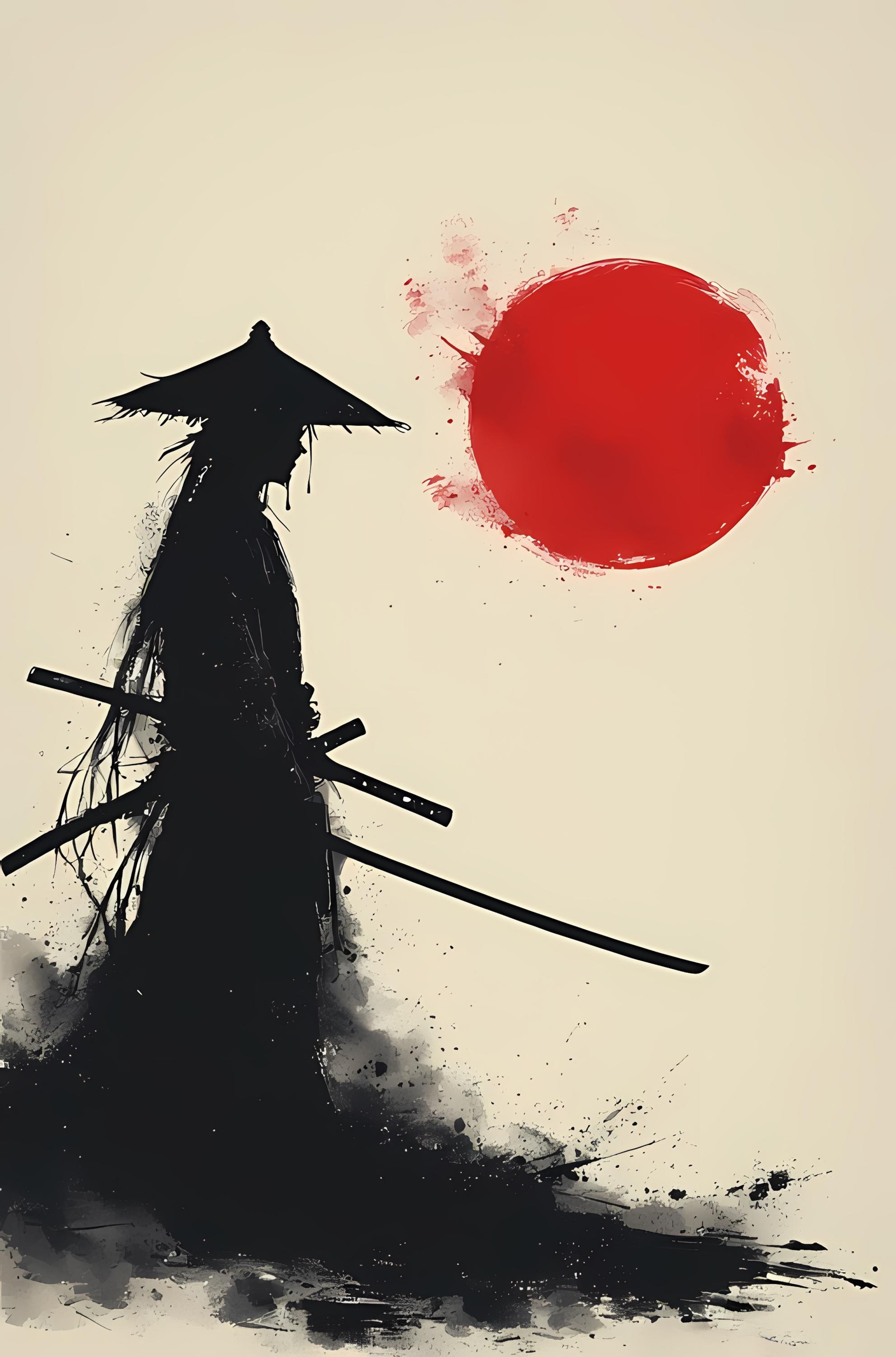 Bushido Samurai Poster Digital Download | Minimalist Samurai Wall Art ...