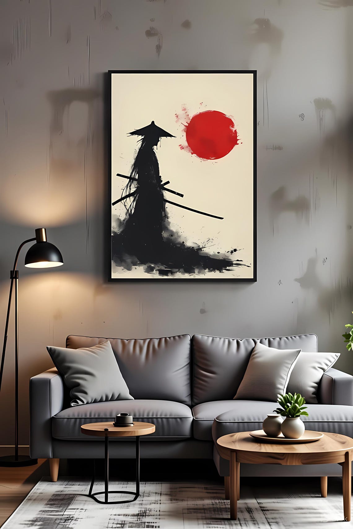 Bushido Samurai Poster Digital Download | Minimalist Samurai Wall Art ...