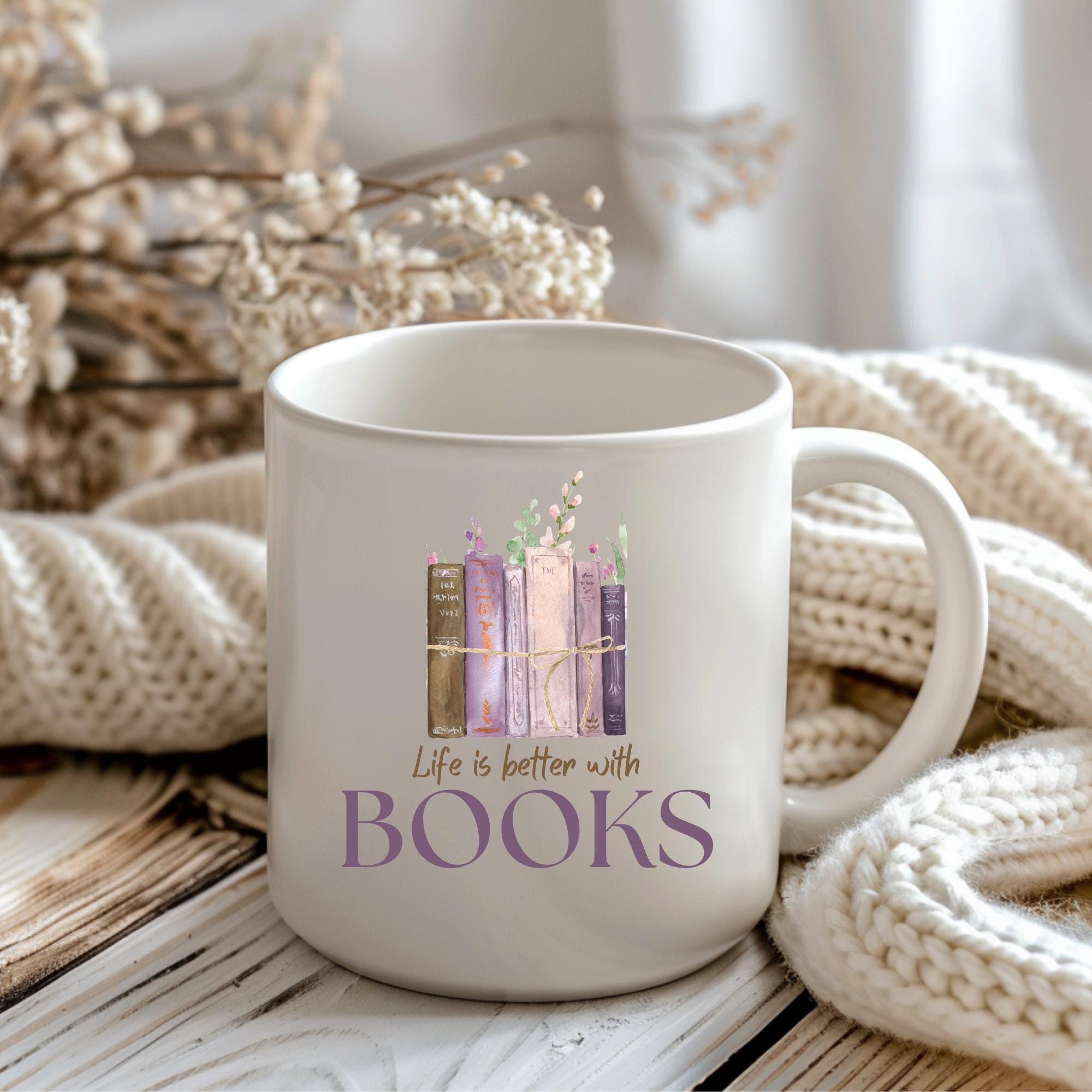 ästhetische buch tasse