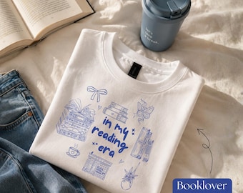 In My Reading Era Shirt | Book Lover T-Shirt | Buch Geschenk | Booktok Shirt | Leseratte Geschenk | Coquette Shirt