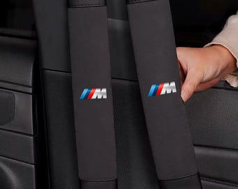 BMW Seat Belt Cover – Suede Shoulder Cushion Comfort Pad
