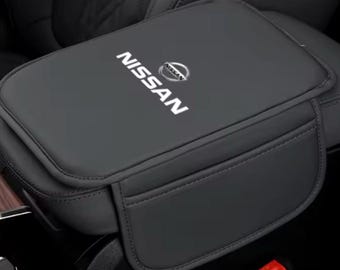 Nissan Armrest Pad – Leather Console Cover Cushion Accessory