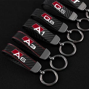 Porte-clés Officiel Audi Q5 - Métal Et Cuir Valcona - Design Audi - Fabriqué En Allemagne