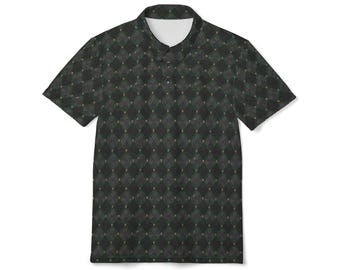 Dungeon Argyle Polo Shirt | D&D Inspired Golf Polo