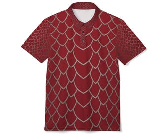 Chromatic Ancestry Dragonborn Polo Shirt | D&D Inspired Golf Polo
