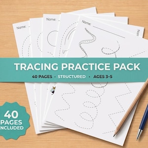 Tracing Worksheets for Preschool | Pre-Writing Practice & Pencil Control