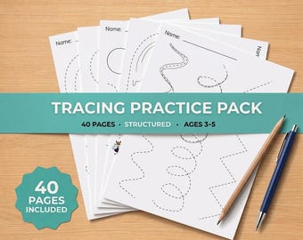 Tracing Worksheets for Preschool | Pre-Writing Practice & Pencil Control