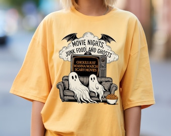Gilmore Ghouls PNG Shirt Sublimation, Ghost Halloween Digital Download, Stars Hollow Halloween PNG