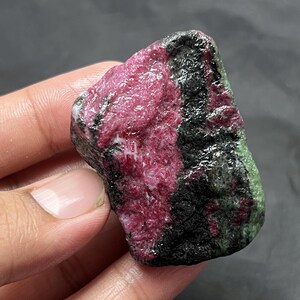 Handpicked Natural Ruby Zoisite Rough, Raw Gemstone 101g