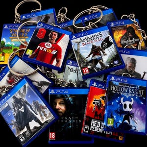 Llavero con forma de minijuego de videojuegos, llavero personalizado para PS4, PS5, Xbox y Nintendo Switch, artículo coleccionable de videojuegos retro en miniatura, regalo para gamers para novio.