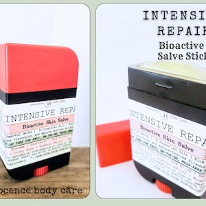 Intensive Repair Salve Stick | Deep Healing Organic Twist-Up Balm | Best Seller! For Severe Dry Skin | 6 Powerful Herbs, 8 Oils, Allantoin