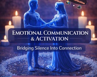 LOVE SPELL - Aktivierung der emotionalen Kommunikation | Blaues Kerzenritual für Vermeidenden Partner | Same Day Psychic Energiearbeit