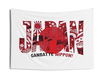 Bandera de Japón para la Copa Mundial de Fútbol 2026, Bandera de Japón para la Copa Mundial de Fútbol, Bandera para el día del partido, Bandera del estadio