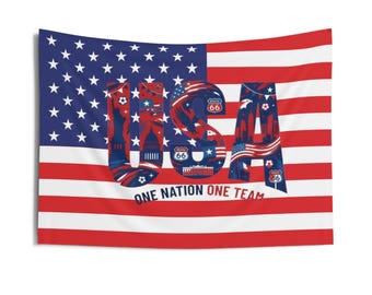 Bandera de fútbol de EE. UU. 2026, Bandera mundial de fútbol de EE. UU., Bandera de fútbol estadounidense, Bandera de aficionados de EE. UU., Bandera para el día del partido, Bandera del estadio