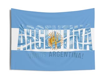 Bandera de Argentina para la Copa Mundial de Fútbol 2026, Bandera de Argentina para la Copa Mundial, Bandera para el día del partido, Bandera del estadio