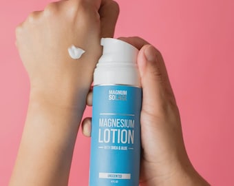Magnesium Lotion Unscented - Restless Legs & Muscle Pain Relief