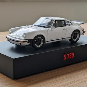 Porsche 911-wekker – bureauklok klassieke sportwagen