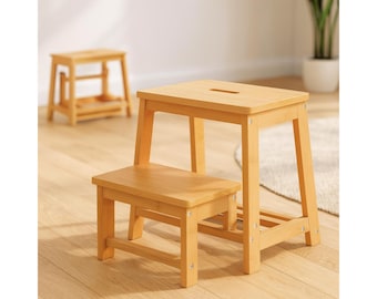 Heavy Duty Folding Step Stool - Non Slip, 400 lb Capacity