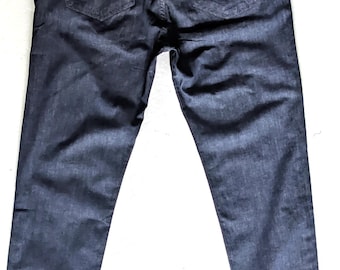 Brioni Herren Marineblau Roh Sommer Jeans Größe 32,33,34,36,38