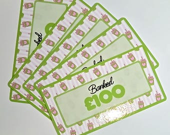 Money Placeholder Wallet Inserts // Cash Stuffing Supplies