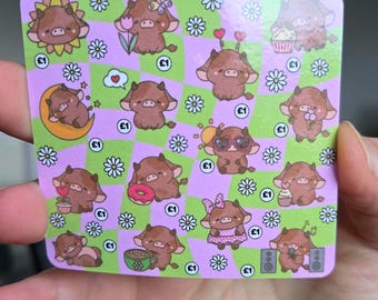 Mini Savings Challenge UK | Laminated Cash Stuffing Card | Cute Budget Tracker | Fun Money Saving