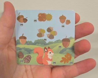 Mini Savings Challenge UK | Laminated Cash Stuffing Card | Cute Budget Tracker | Fun Money Saving