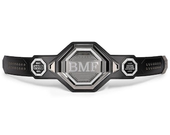 Réplica del cinturón de campeonato UFC BMF / Exhibición de colección de MMA Masvidal vs Diaz