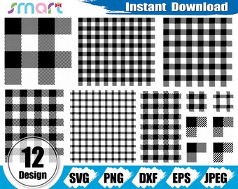 Buffalo Plaid Svg Etsy