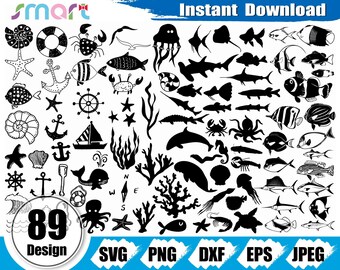 Download Ocean Animal Svg Etsy